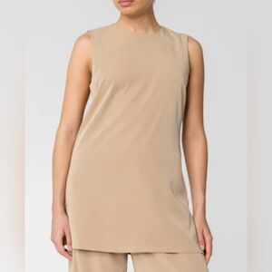 Cecilia Sleeveless Top - Latte